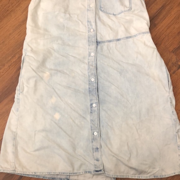 Cheap Monday acid wash denim dress size Large - Picture 5 of 7